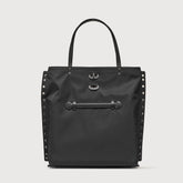BORSA A'SPASSO® MEDIUM IN TESSUTO BLACK BELGA - Borse in Pelle e Tessuto | Zanellato