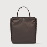 BORSA A'SPASSO® MEDIUM IN TESSUTO BROWN NOCE DI SORRENTO - Borse in Pelle e Tessuto | Zanellato