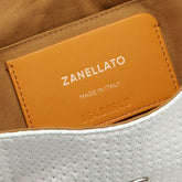 POSTINA® BABY LEATHER BAG VENISSA HOME SPECIAL HANDLE WHITE CIMA | Zanellato