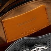 MONDA'® SMALL LEATHER BAG VENISSA SPECIAL HANDLE BLACK NEROS | Zanellato