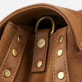 POSTINA® BABY BAG IN ZASHMERE® CACTUS BROWN LEATHER DORSODURO | Zanellato