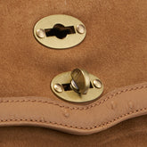 POSTINA® BABY BAG IN ZASHMERE® CACTUS BROWN LEATHER DORSODURO | Zanellato