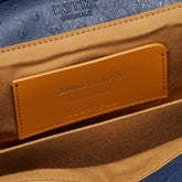 DOTTA® BABY BAG IN ZASHMERE® LEATHER & CACTUS SIDERAL BLUE | Zanellato