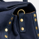 BORSA DOTTA® SMALL IN PELLE ZASHMERE® & CACTUS BLUE SIDERALE | Zanellato