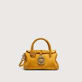 BORSA DOTTA® BABY IN PELLE ZASHMERE® & CACTUS YELLOW SOLE D'INVERNO - Mini Bag | Zanellato