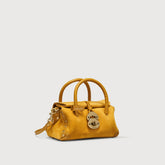 BORSA DOTTA® BABY IN PELLE ZASHMERE® & CACTUS YELLOW SOLE D'INVERNO - Mini Bag | Zanellato