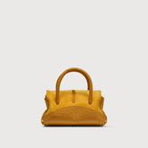 DOTTA® BABY BAG IN ZASHMERE® LEATHER CACTUS YELLOW SOLE D'INVERNO | Zanellato