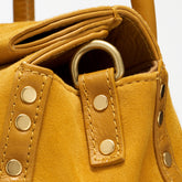DOTTA® BABY BAG IN ZASHMERE® LEATHER CACTUS YELLOW SOLE D'INVERNO | Zanellato
