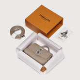 POSTINA® WALLET IN PELLE MARTELLATA GREY CRETA - Grey Creta | Zanellato