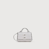 POSTINA® WALLET IN HAMMERED LEATHER GREY CARRARA | Zanellato