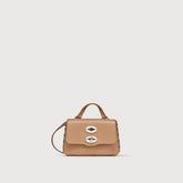 POSTINA® WALLET IN PELLE MARTELLATA BROWN CANTUCCI - brown cantucci | Zanellato