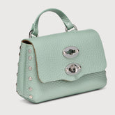 POSTINA® WALLET IN PELLE MARTELLATA GREEN PIPERITA - Green Piperita | Zanellato
