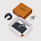 POSTINA® WALLET IN PELLE MARTELLATA DARK NAVY - Dark Navy | Zanellato