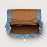 POSTINA® BABY WICKER BAG BLUE ADRIATICO | Zanellato