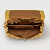 BORSA POSTINA® SMALL IN VIMINI YELLOW PROVENZA | Zanellato