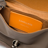 POSTINA® BABY IN GREY OSTIA ANTICA PRINTED LEATHER | Zanellato
