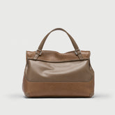 POSTINA® BABY IN GREY OSTIA ANTICA PRINTED LEATHER | Zanellato