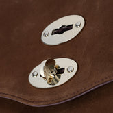 POSTINA® M IN BROWN LEGNO DI NOCE SUEDE | Zanellato