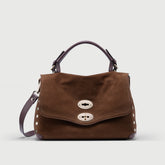 POSTINA® S IN BROWN LEGNO DI NOCE SUEDE | Zanellato