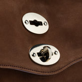 POSTINA® S IN BROWN LEGNO DI NOCE SUEDE | Zanellato