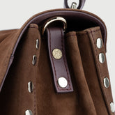 POSTINA® S IN BROWN LEGNO DI NOCE SUEDE | Zanellato