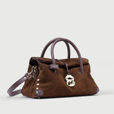 DOTTA® S IN BROWN LEGNO DI NOCE SUEDE - Dotta® | Zanellato