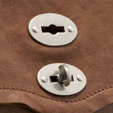 BORSA POSTINA® SMALL IN PELLE LISCIA BROWN SANDALO - Brown Sandalo | Zanellato