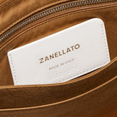 BORSA POSTINA® SMALL IN PELLE LISCIA BROWN SANDALO - Brown Sandalo | Zanellato