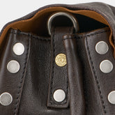 SMALL POSTINA® BAG IN SMOOTH LEATHER BROWN CARBONE - Brown Carbone | Zanellato