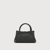 DOTTA® BABY LEATHER BAG AMORETTO BLACK ETNA | Zanellato