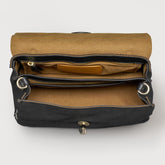 AMORETTO BLACK ETNA SMALL POSTINA® LEATHER BAG | Zanellato