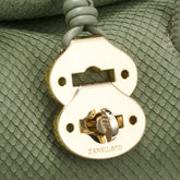 DOTTA® BABY LEATHER BAG AMORETTO GREEN SPINOSO | Zanellato