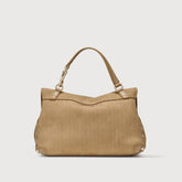 POSTINA® SMALL LEATHER BAG AMORETTO BEIGE FALSE | Zanellato