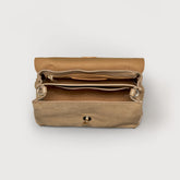 POSTINA® SMALL LEATHER BAG AMORETTO BEIGE FALSE | Zanellato