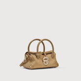 DOTTA® BABY LEATHER BAG AMORETTO BEIGE FALSE - Handbags | Zanellato