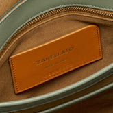 POSTINA® SMALL LEATHER BAG AMORETTO GREEN SPINOSO | Zanellato