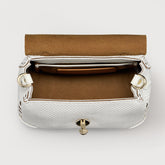 POSTINA® BABY BAG IN AMORETTO WHITE CASSATA LEATHER | Zanellato