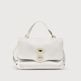 POSTINA® SMALL LEATHER BAG AMORETTO WHITE CASSATA - Postina® | Zanellato