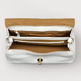 POSTINA® SMALL LEATHER BAG AMORETTO WHITE CASSATA | Zanellato