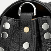 MEDIUM POSTINA® MESSENGER BAG IN TUMBLED LEATHER BLACK NERO | Zanellato