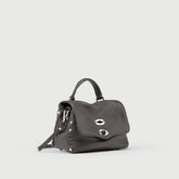 POSTINA® BABY IN GREY VULCANO HAMMERED LEATHER - Postina® | Zanellato
