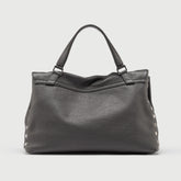 POSTINA® M IN GREY VULCANO HAMMERED LEATHER | Zanellato