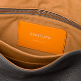 POSTINA® M IN GREY VULCANO HAMMERED LEATHER | Zanellato
