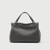 POSTINA® S IN GREY VULCANO HAMMERED LEATHER | Zanellato