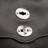 POSTINA® S IN GREY VULCANO HAMMERED LEATHER | Zanellato