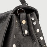 POSTINA® S IN GREY VULCANO HAMMERED LEATHER | Zanellato