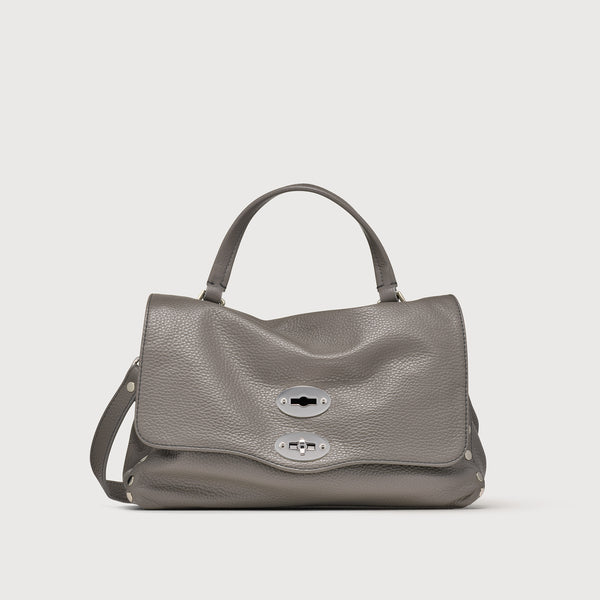 POSTINA® S IN PELLE MARTELLATA GREY MONTEBIANCO | Zanellato