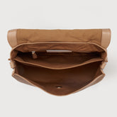 POSTINA® MEDIUM BAG IN HAMMERED LEATHER BROWN CANTUCCI | Zanellato