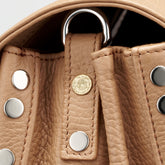 POSTINA® SMALL BAG IN HAMMERED LEATHER BROWN CANTUCCI | Zanellato