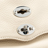 BABY POSTINA® BAG IN HAMMERED LEATHER BEIGE ALCALINO - Beige Alcalino | Zanellato